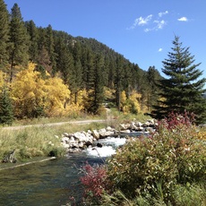 Spearfish Canyon, South Dakota. September, 2014.