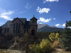 Saint Catherine of Siena Chapel near Allenspark, Colorado. September, 2015.
