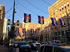 Larimer Square in Denver, Colorado. April, 2015.