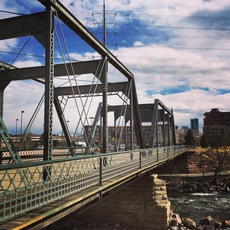 Confluence Park in Denver, Colorado. February, 2016