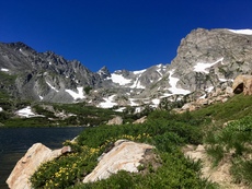 Lake Isabelle, Indian Peaks Wilderness, Colorado. July, 2016