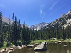 Near Mills Lake, Rocky Mountain National Park, Colorado. July, 2016