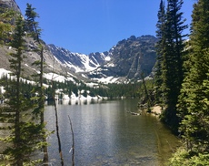 The Loch in Rocky Mountain National Park, Colorado. June, 2016