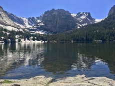 The Loch in Rocky Mountain National Park, Colorado. June, 2016