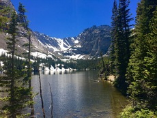 The Loch in Rocky Mountain National Park, Colorado. June, 2016