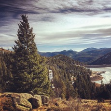 Gross Reservoir near Boulder, Colorado. January, 2016