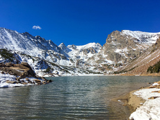 Lake Isabelle, Indian Peaks Wilderness, Colorado. October, 2017.