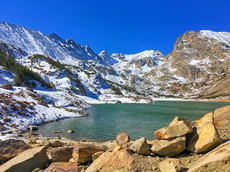 Lake Isabelle, Indian Peaks Wilderness, Colorado. October, 2017.