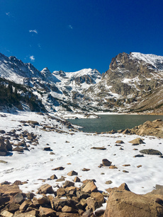 Lake Isabelle, Indian Peaks Wilderness, Colorado. October, 2017.