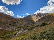 Pettingell Peak from the East. Herman Gulch, Colorado. September, 2018.