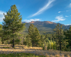 Catamount Trails near Pikes Peak, Colorado. October, 2019.