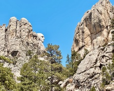 Mount Rushmore, South Dakota. July, 2021.