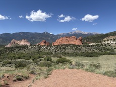Garden of the Gods from Mesa Overlook, Colorado Springs, Colorado. May, 2026.