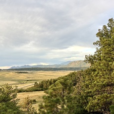 Looking South towards Palmer Lake from Spruce Mountain, Colorado. August 30, 2026.